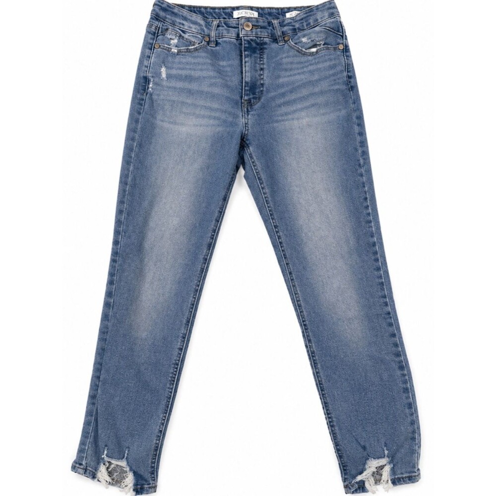 Sofia Vergara Skinny Jeans Distressed Women’s Size 4 Ripped Y2K